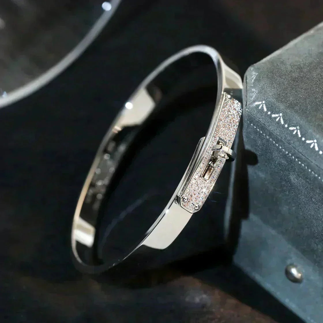 [Plus&Max]KELLY SILVER DIAMOND BRACELET
