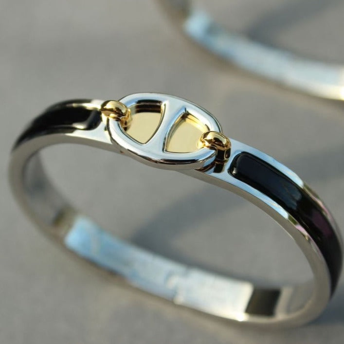 [Plus&Max]CLIC CHAINE SILVER BRACELET