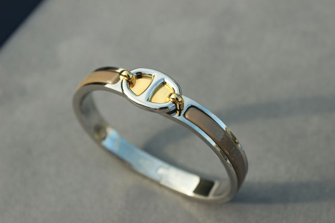 [Plus&Max]CLIC CHAINE SILVER BRACELET