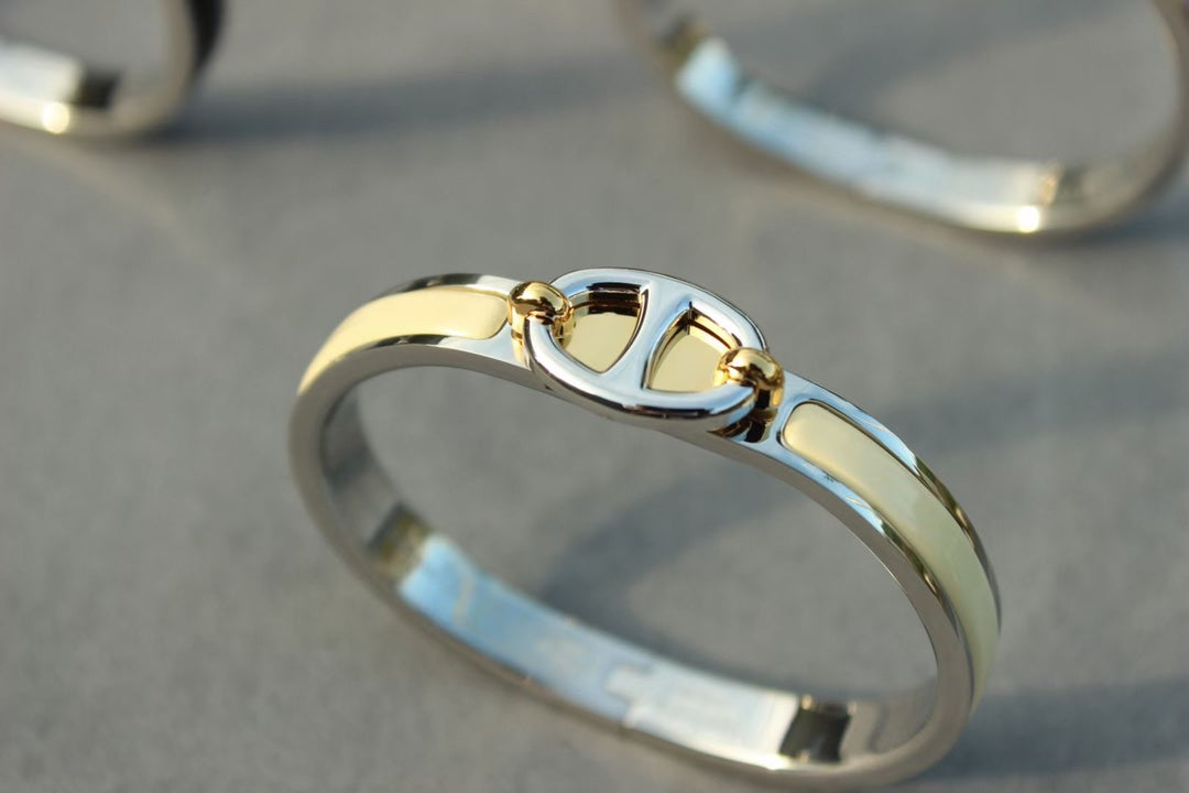 [Plus&Max]CLIC CHAINE SILVER BRACELET