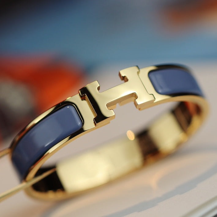 [Plus&Max]H BRACELET 12MM BLUE GRAY