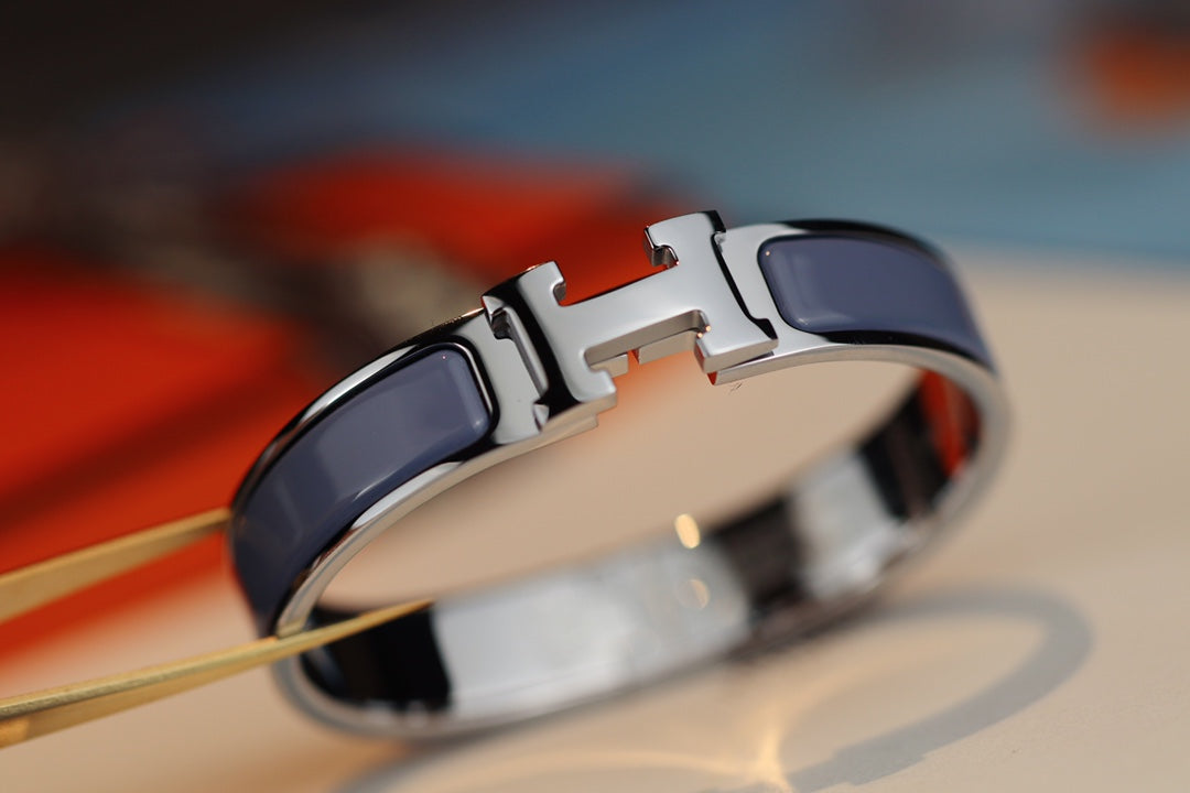 [Plus&Max]H BRACELET 12MM BLUE GRAY