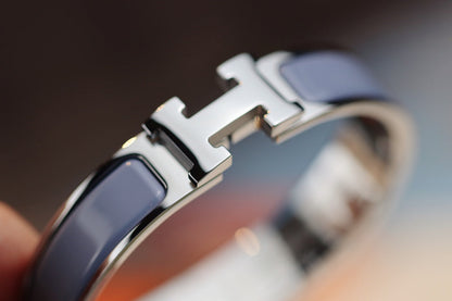 [Plus&Max]H BRACELET 12MM BLUE GRAY