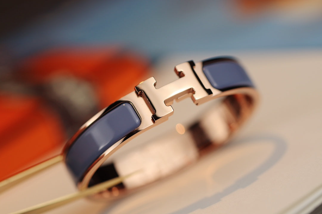 [Plus&Max]H BRACELET 12MM BLUE GRAY