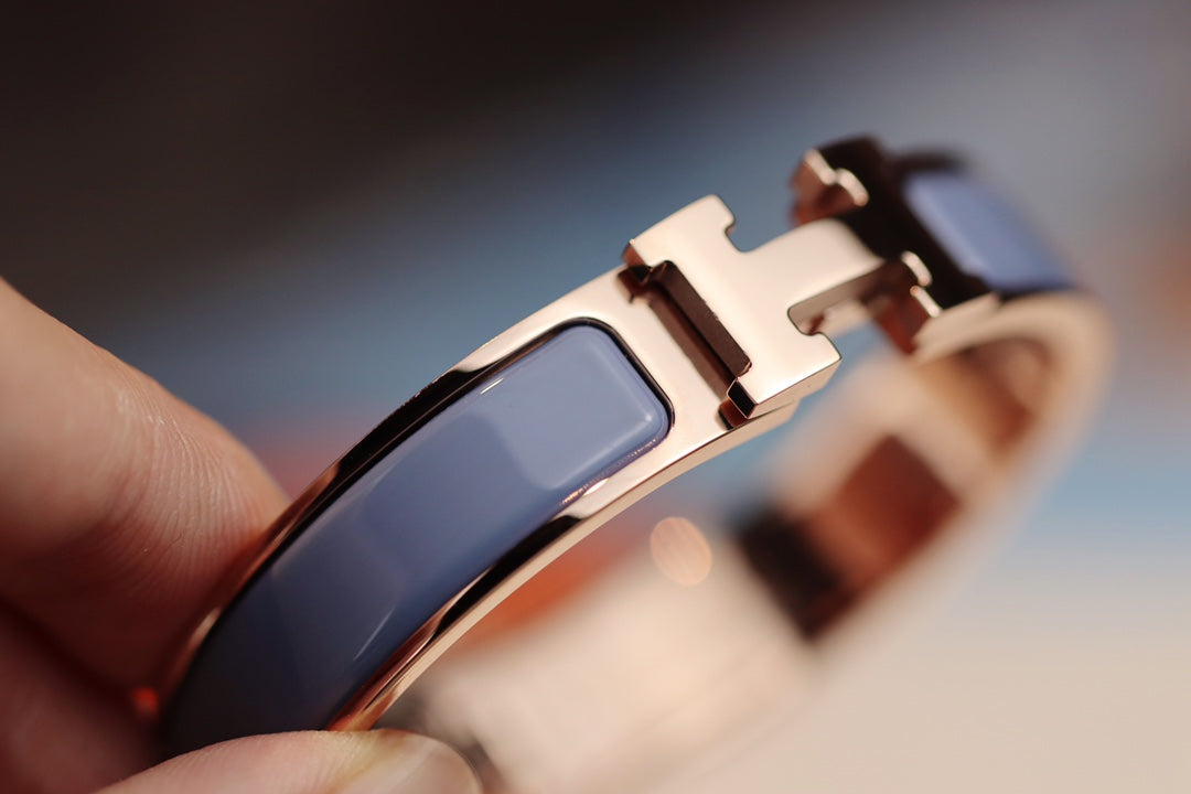 [Plus&Max]H BRACELET 12MM BLUE GRAY