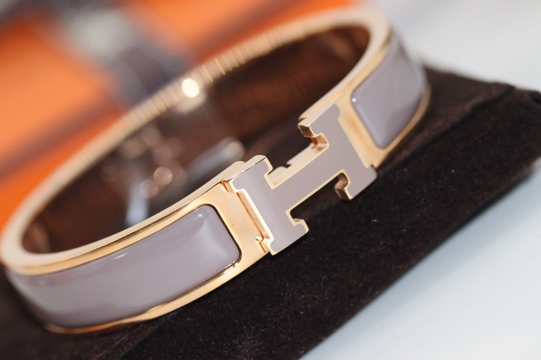 [Plus&Max]H BRACELET 12MM BROWN