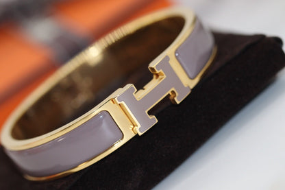 [Plus&Max]H BRACELET 12MM BROWN