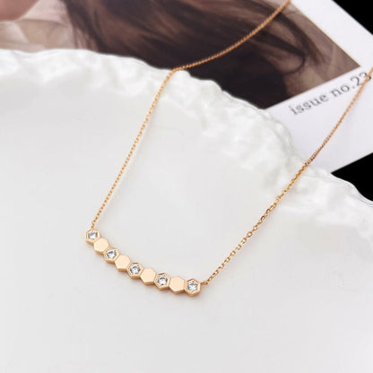 [Plus&Max]BEE MY LOVE DIAMOND NECKLACE