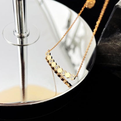 [Plus&Max]BEE MY LOVE DIAMOND NECKLACE