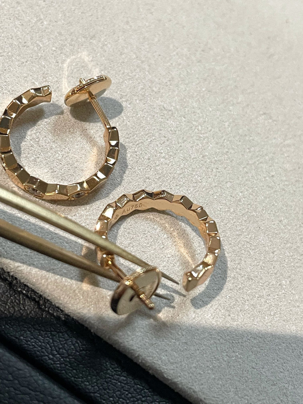 [Plus&Max]Hollow Design Four-Leaf Clover Flower Shape Earrings