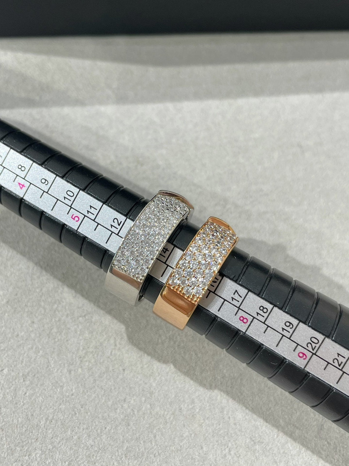 [Plus&Max]LIENS EVIDENCE  DIAMOND PAVED RING
