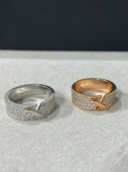 [Plus&Max]LIENS EVIDENCE  DIAMOND PAVED RING
