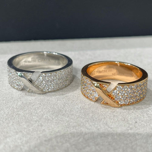 [Plus&Max]LIENS EVIDENCE  DIAMOND PAVED RING