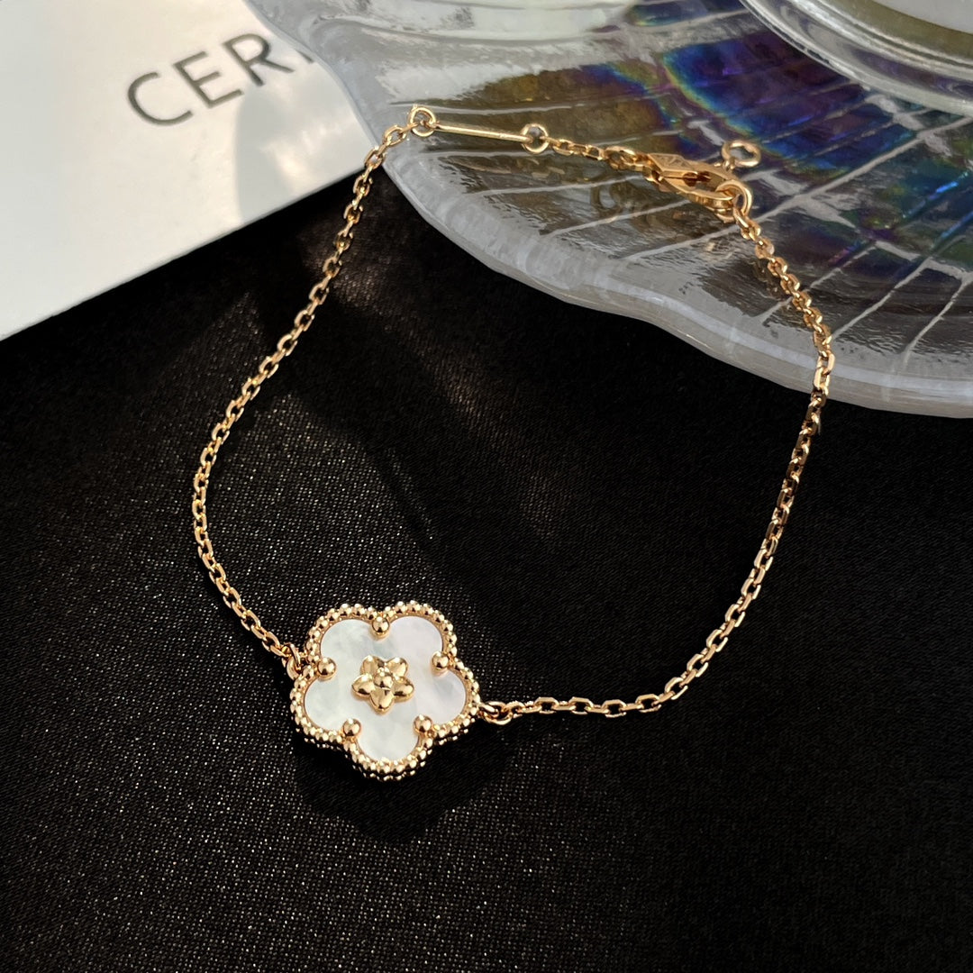 [Plus&Max]LUCKY SPRING ROSE GOLD MOP BRACELET