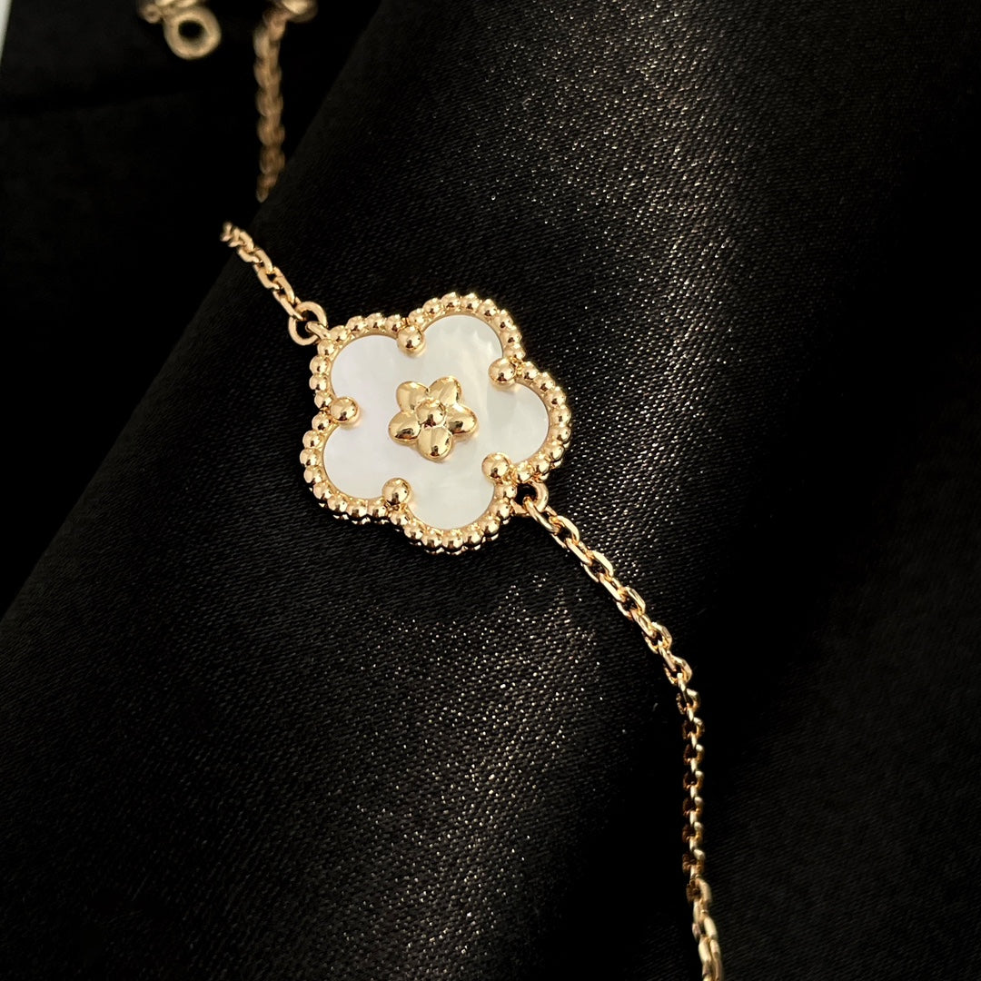 [Plus&Max]LUCKY SPRING ROSE GOLD MOP BRACELET