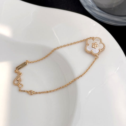 [Plus&Max]LUCKY SPRING ROSE GOLD MOP BRACELET