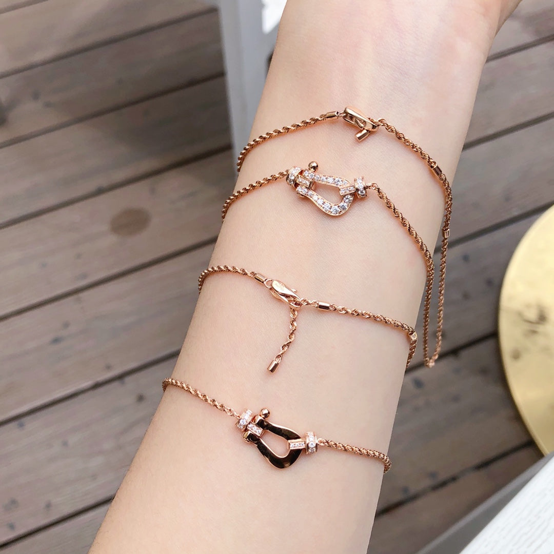 [Plus&Max]FORCE 10 PINK GOLD DIAMOND NECKLACE
