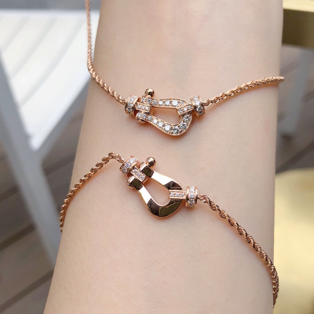 [Plus&Max]FORCE 10 PINK GOLD DIAMOND NECKLACE
