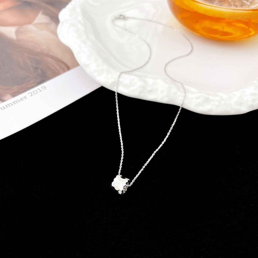 [Plus&Max]BEE MINI PEDANT DIAMOND NECKLACE