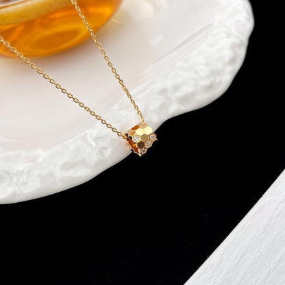 [Plus&Max]BEE MINI PEDANT DIAMOND NECKLACE