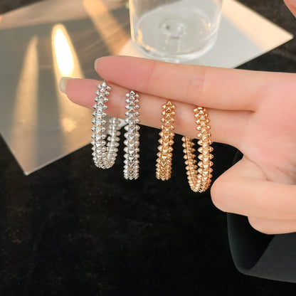 [Plus&Max]CLASH HOOP EARRINGS