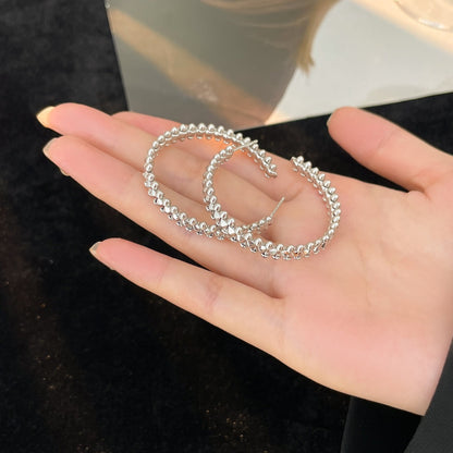 [Plus&Max]CLASH HOOP EARRINGS