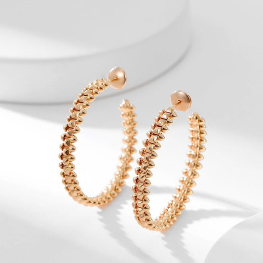 [Plus&Max]CLASH HOOP EARRINGS