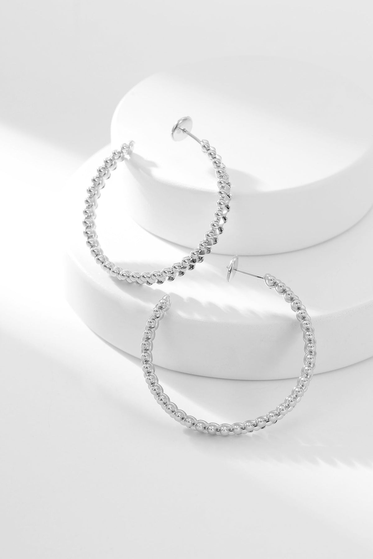 [Plus&Max]CLASH HOOP EARRINGS