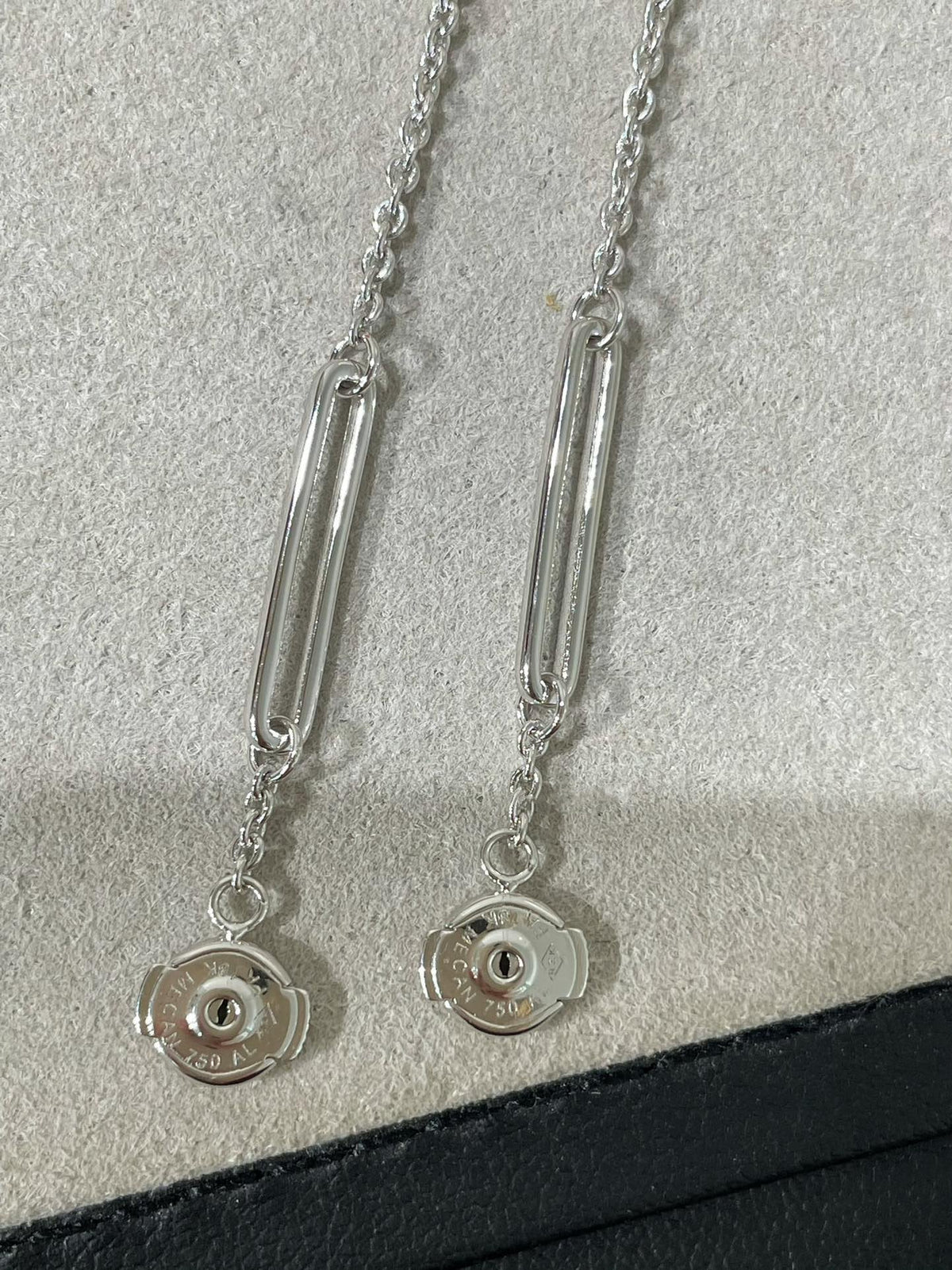 [Plus&Max]CHAINE CHAOS DIAMOND DROP EARRINGS