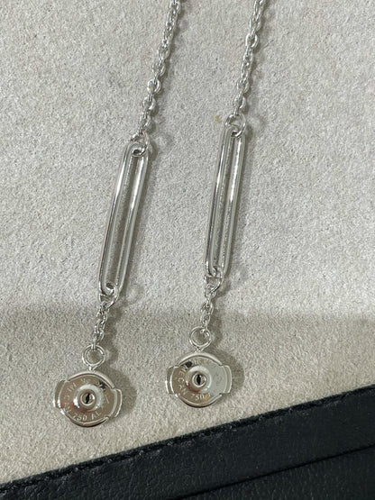 [Plus&Max]CHAINE CHAOS DIAMOND DROP EARRINGS