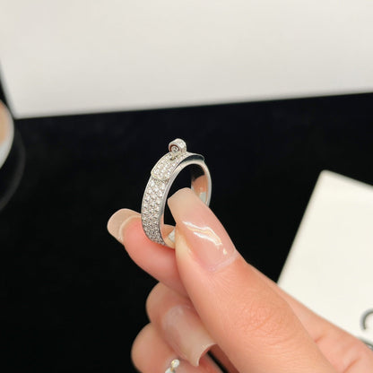 [Plus&Max]KELLY SILVER DIAMOND RING