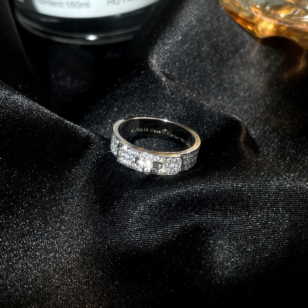 [Plus&Max]KELLY SILVER DIAMOND RING