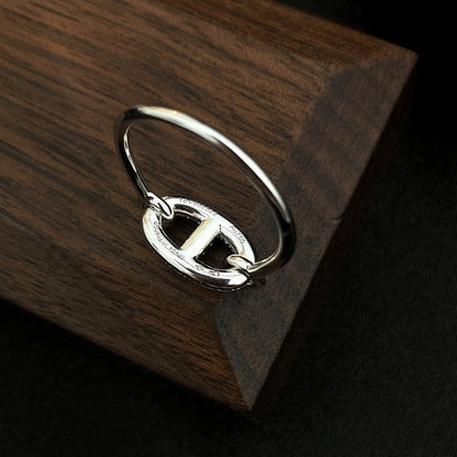 [Plus&Max]RONDE SMALL SILVER DIAMOND RING