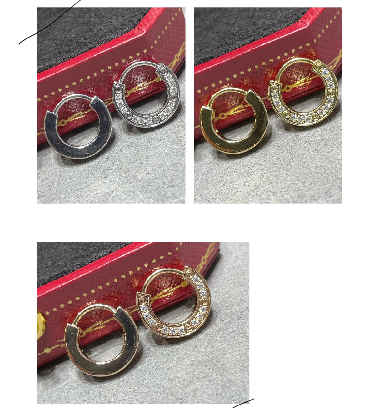 [Plus&Max]LOVE DIAMOND EARRINGS
