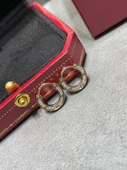 [Plus&Max]LOVE DIAMOND EARRINGS