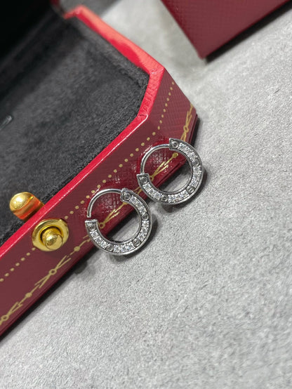 [Plus&Max]LOVE DIAMOND EARRINGS