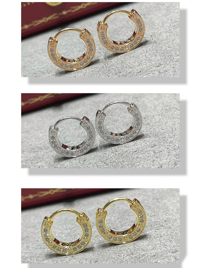 [Plus&Max]LOVE DIAMOND EARRINGS