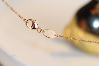 [Plus&Max]JEUX MALACHITE 1 DIAMOND PINK GOLD NECKLACE