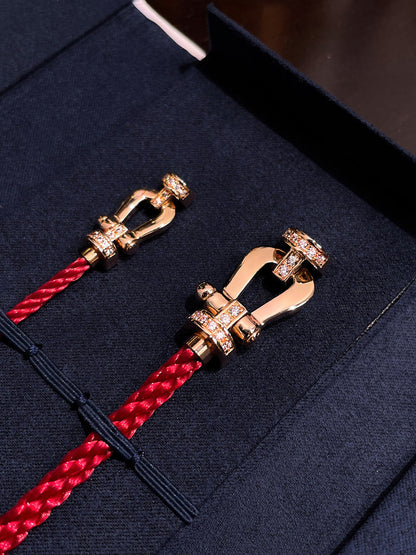 [Plus&Max]FORCE 10 HALF DIAMOND PINK GOLD RED CORDERI LARGE AND MEDIUM MODEL