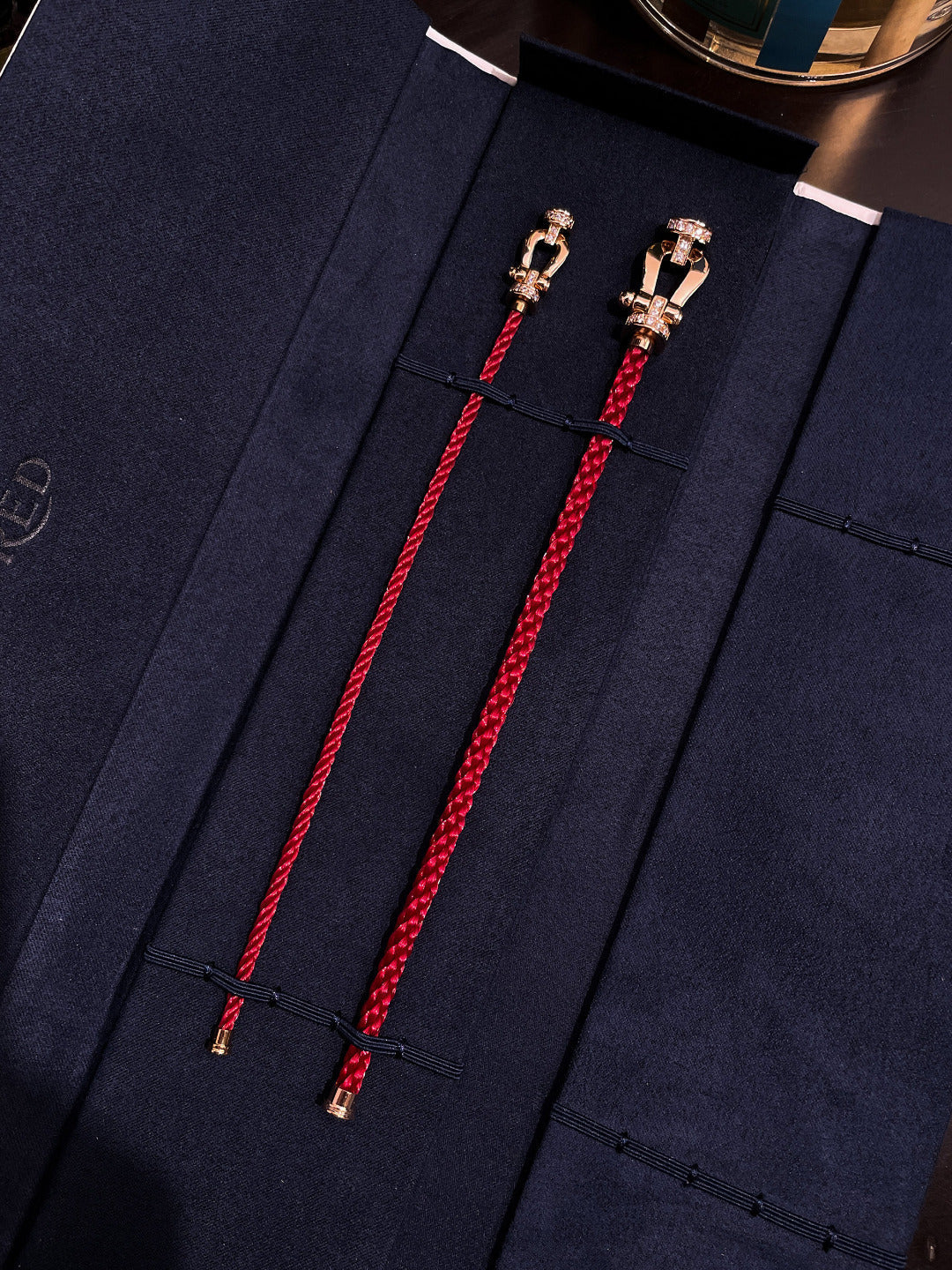 [Plus&Max]FORCE 10 HALF DIAMOND PINK GOLD RED CORDERI LARGE AND MEDIUM MODEL
