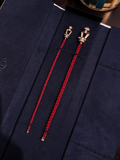 [Plus&Max]FORCE 10 HALF DIAMOND PINK GOLD RED CORDERI LARGE AND MEDIUM MODEL