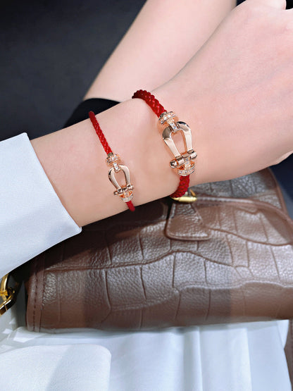 [Plus&Max]FORCE 10 HALF DIAMOND PINK GOLD RED CORDERI LARGE AND MEDIUM MODEL
