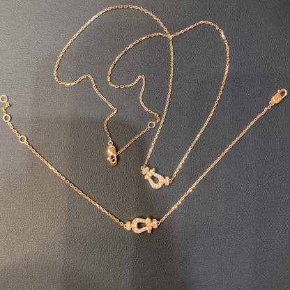 [Plus&Max]FORCE 10 DIAMOND PINK GOLD NECKLACE MINI MODEL