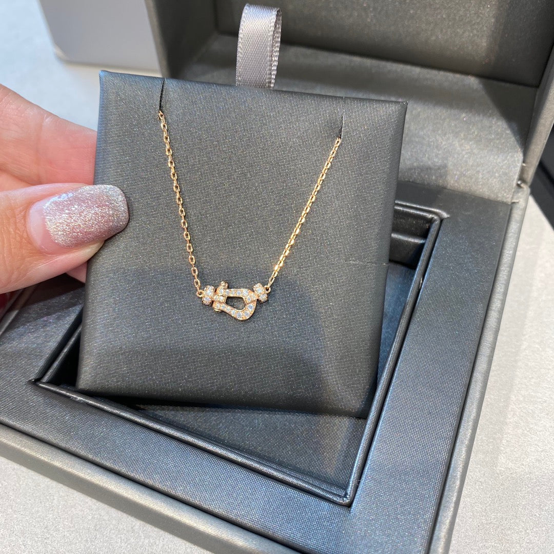 [Plus&Max]FORCE 10 DIAMOND PINK GOLD NECKLACE MINI MODEL