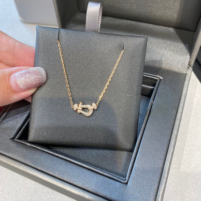 [Plus&Max]FORCE 10 DIAMOND PINK GOLD NECKLACE MINI MODEL