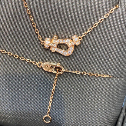 [Plus&Max]FORCE 10 DIAMOND PINK GOLD NECKLACE MINI MODEL