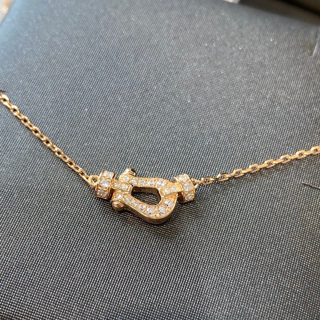 [Plus&Max]FORCE 10 DIAMOND PINK GOLD NECKLACE MINI MODEL