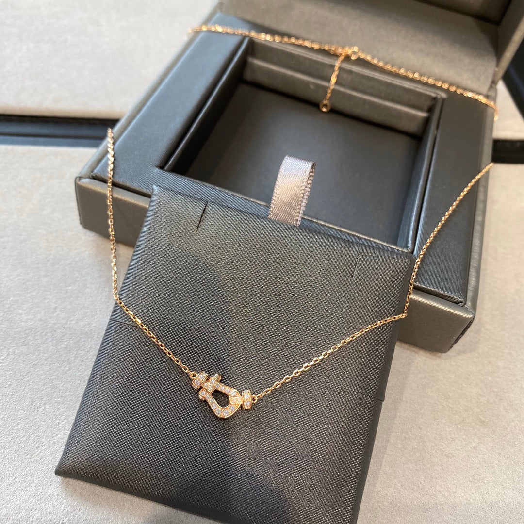 [Plus&Max]FORCE 10 DIAMOND PINK GOLD NECKLACE MINI MODEL