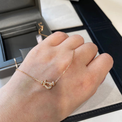 [Plus&Max]FORCE 10 DIAMOND PINK GOLD NECKLACE MINI MODEL