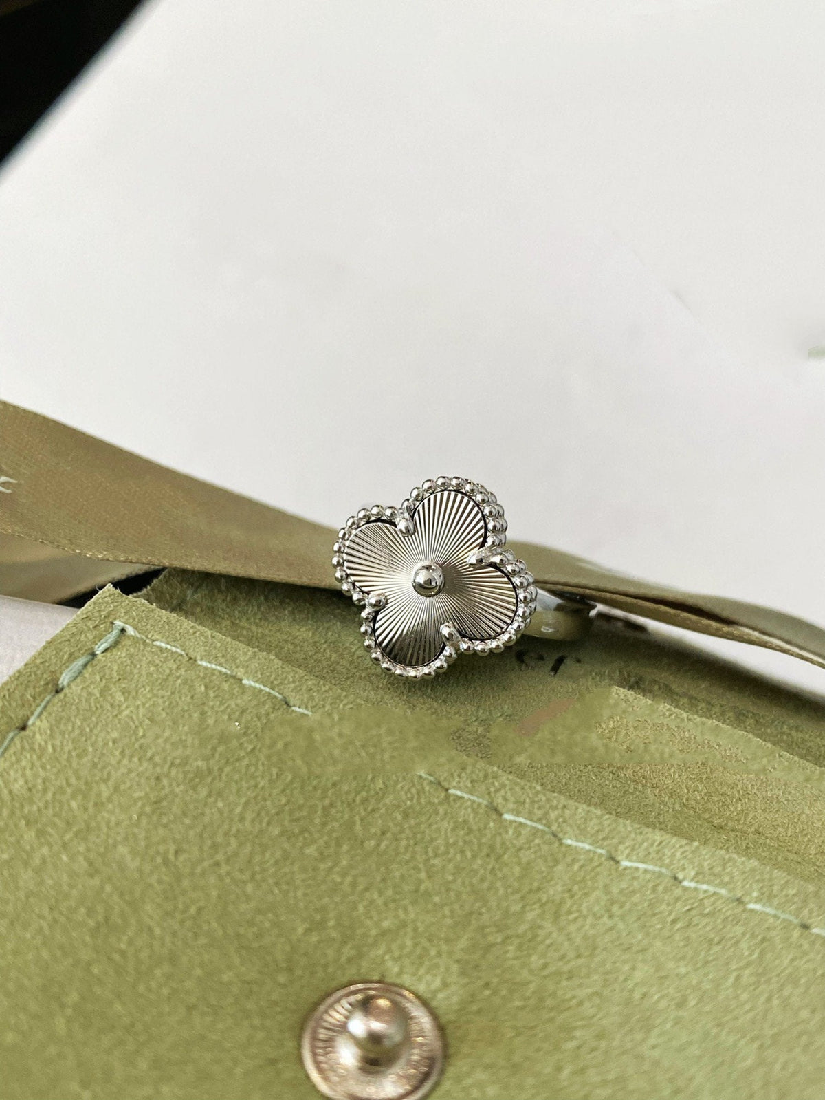[Plus&Max]CLOVER SILVER RING